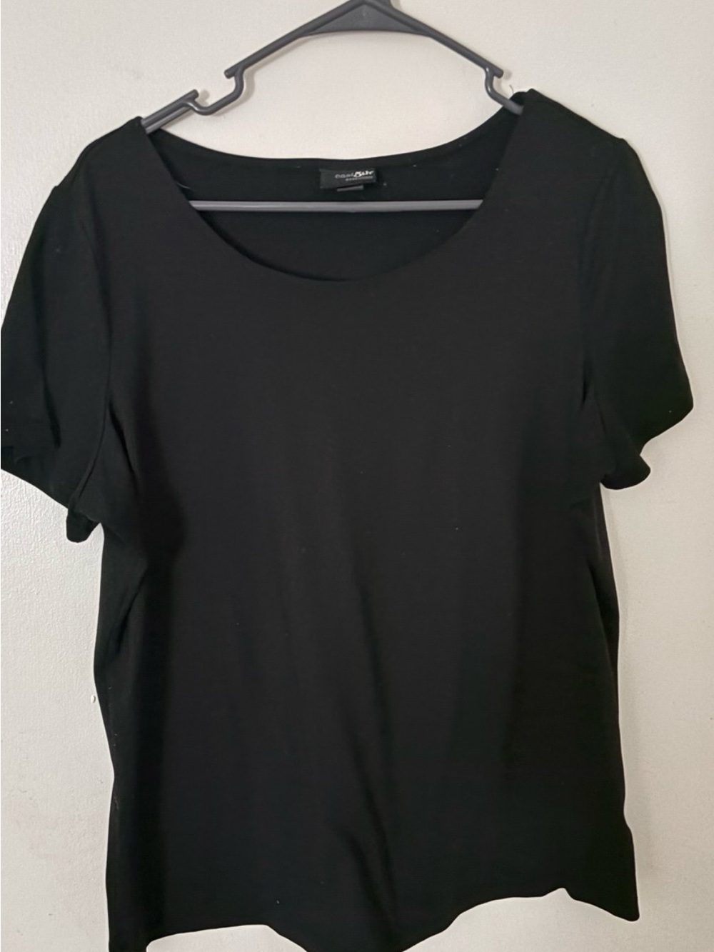 George Black Short Sleeve Scoop Neck Tee
